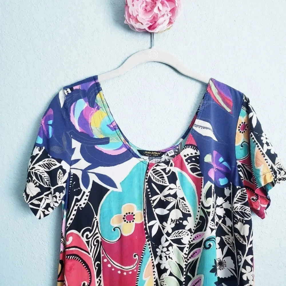 Jams World Hattie Dress in Rain Rose - Picture 3 of 7